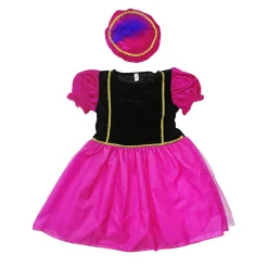 Jongens|Verkleden> Pietenjurk Roze/Paars 98-104 Cm