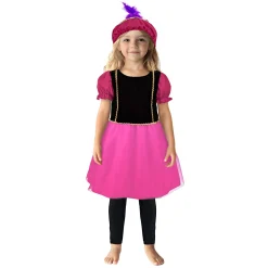 Jongens|Verkleden> Pietenjurk Roze/Paars 110-116 Cm