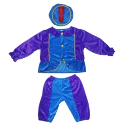 Jongens|Verkleden> Pietenpak Paars/Blauw 98-104 Cm