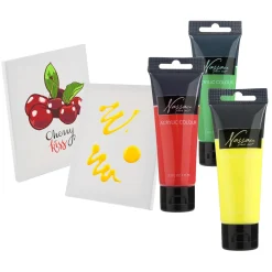 Verven / Schilderen></noscript> Plakkaatverf in tube 75ml 10 verschillende kleuren assorti