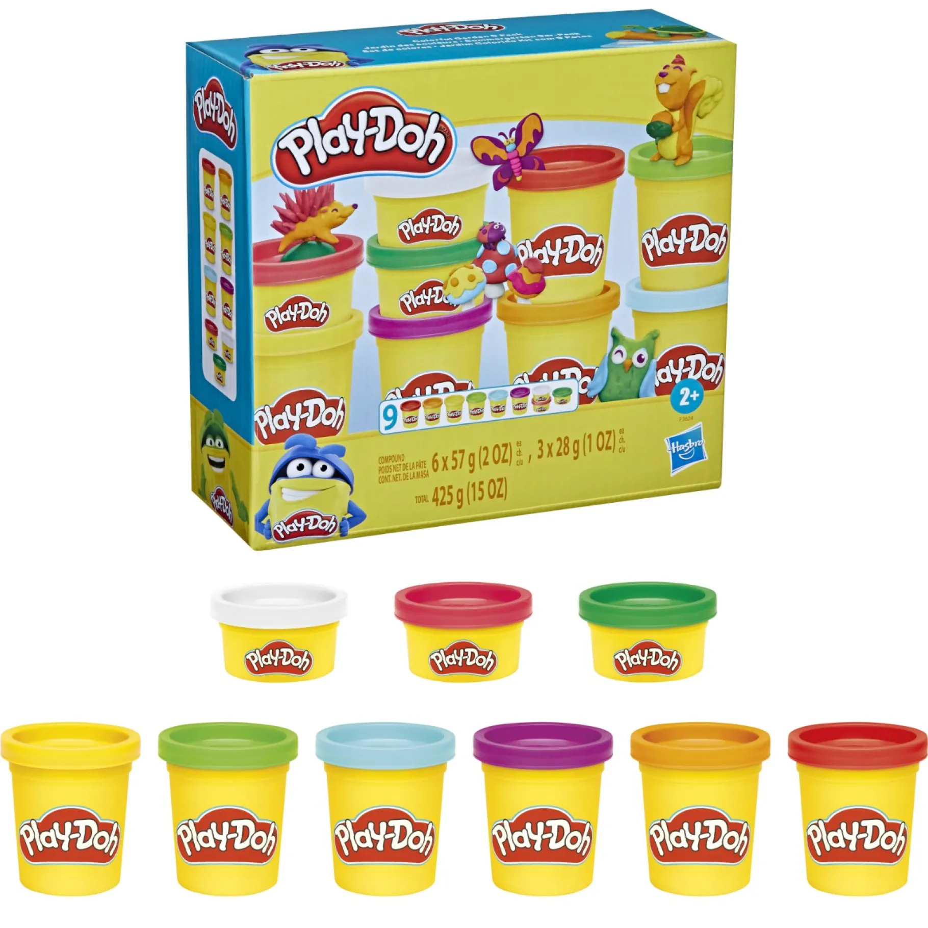 Klei>Hasbro Play-Doh colourful garden 9 pack