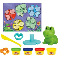 Klei>Hasbro Play-Doh Kikker en Kleuren Starter Set