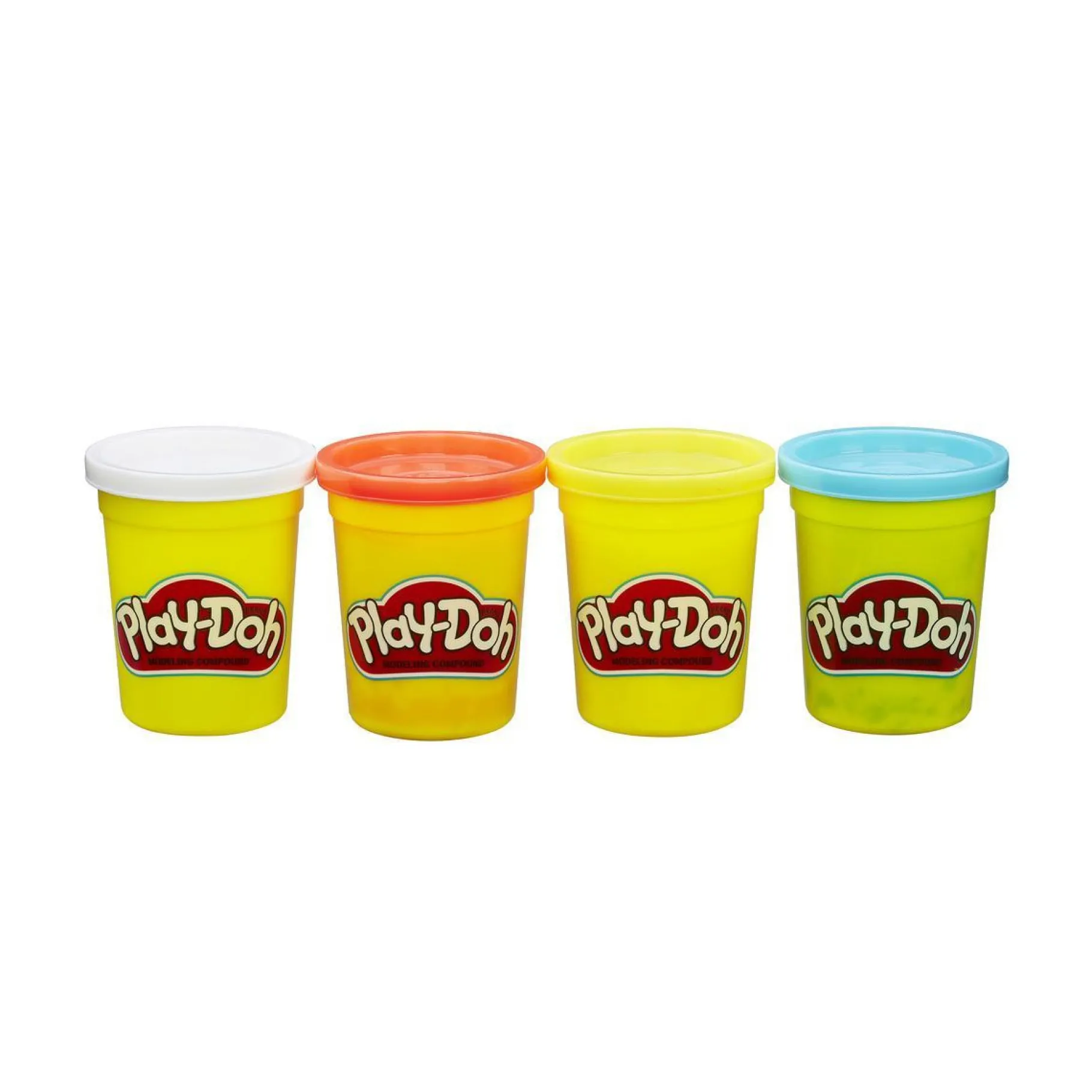 Klei>Hasbro Play-Doh Klassieke Kleuren 4-Pack Assorti