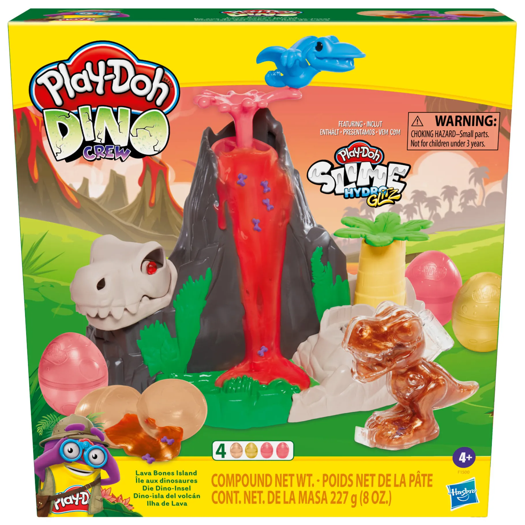 Knutselen>Hasbro Play-Doh lava bones island (3)