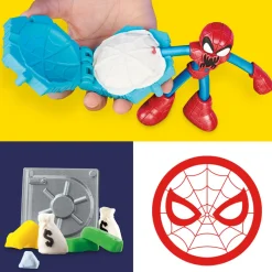 Klei></noscript> Play-Doh Spiderman Launch And Slice Battle
