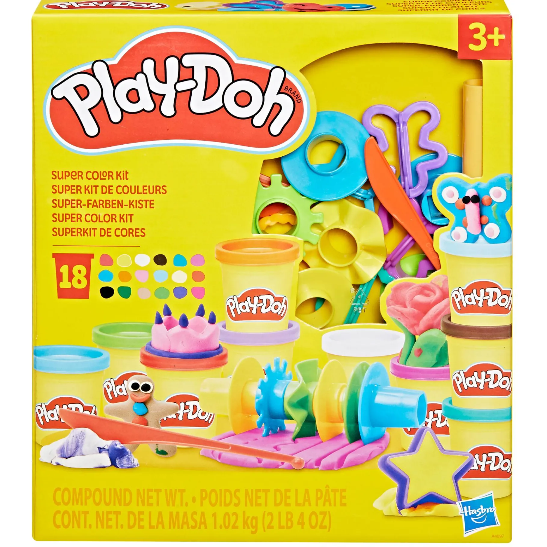 Klei> Play-Doh super color kit