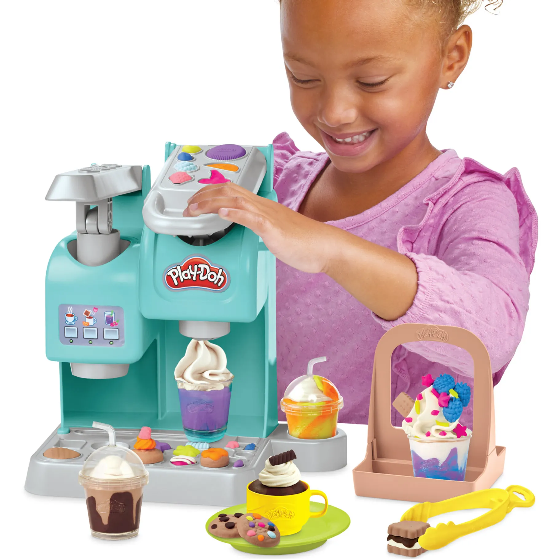 Klei>Hasbro Play-Doh Super Colorful Café Speelset