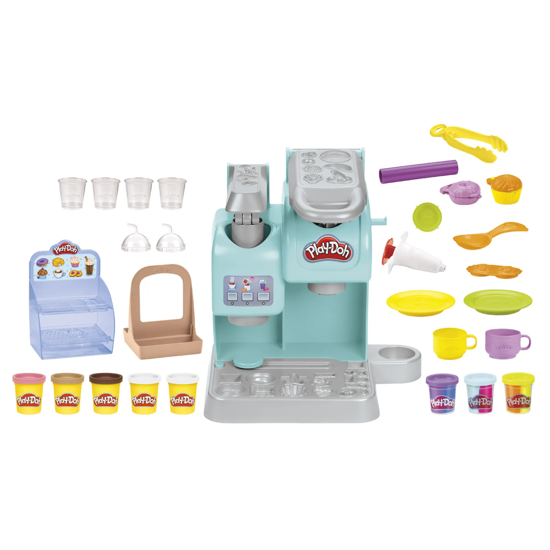 Klei>Hasbro Play-Doh Super Colorful Café Speelset
