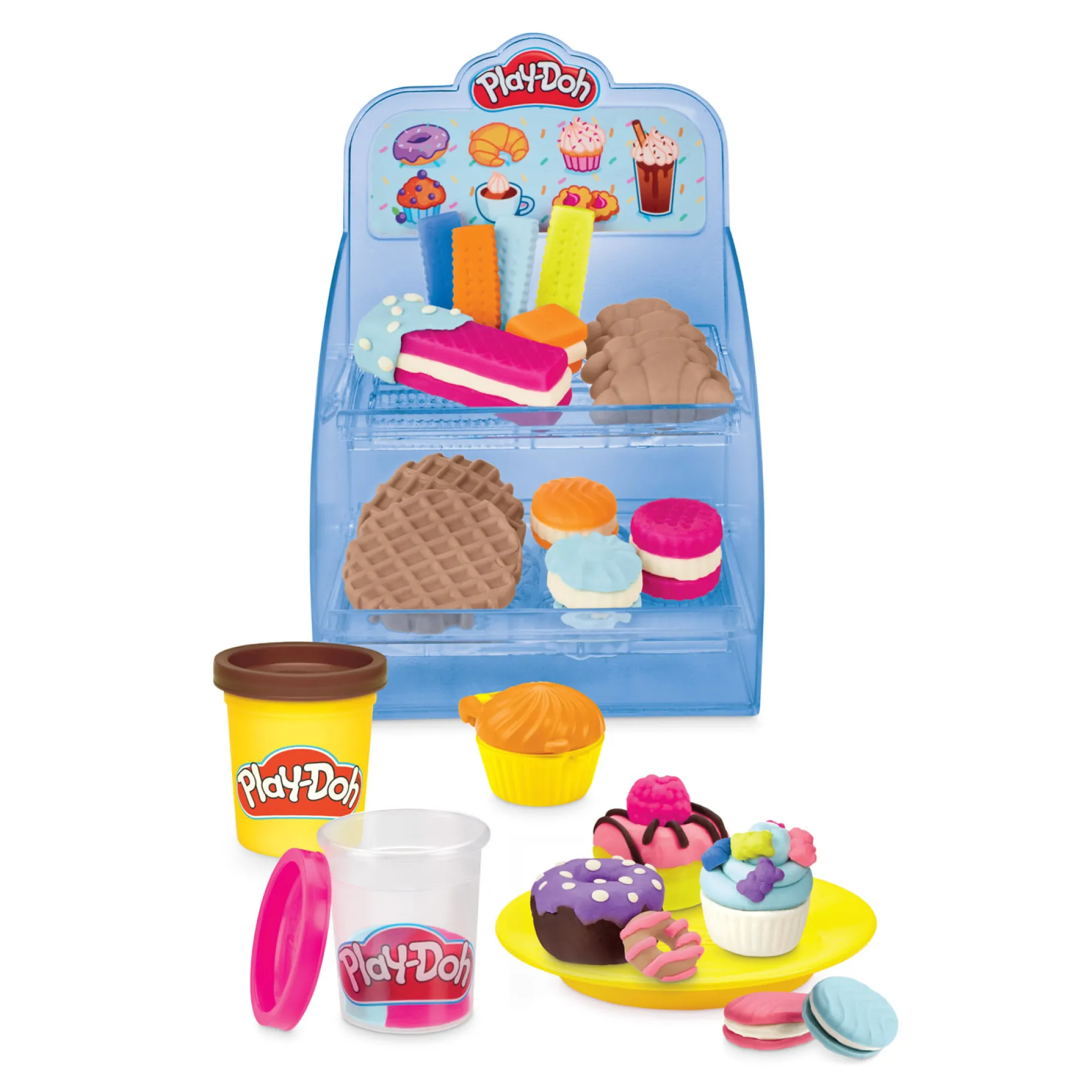 Klei>Hasbro Play-Doh Super Colorful Café Speelset