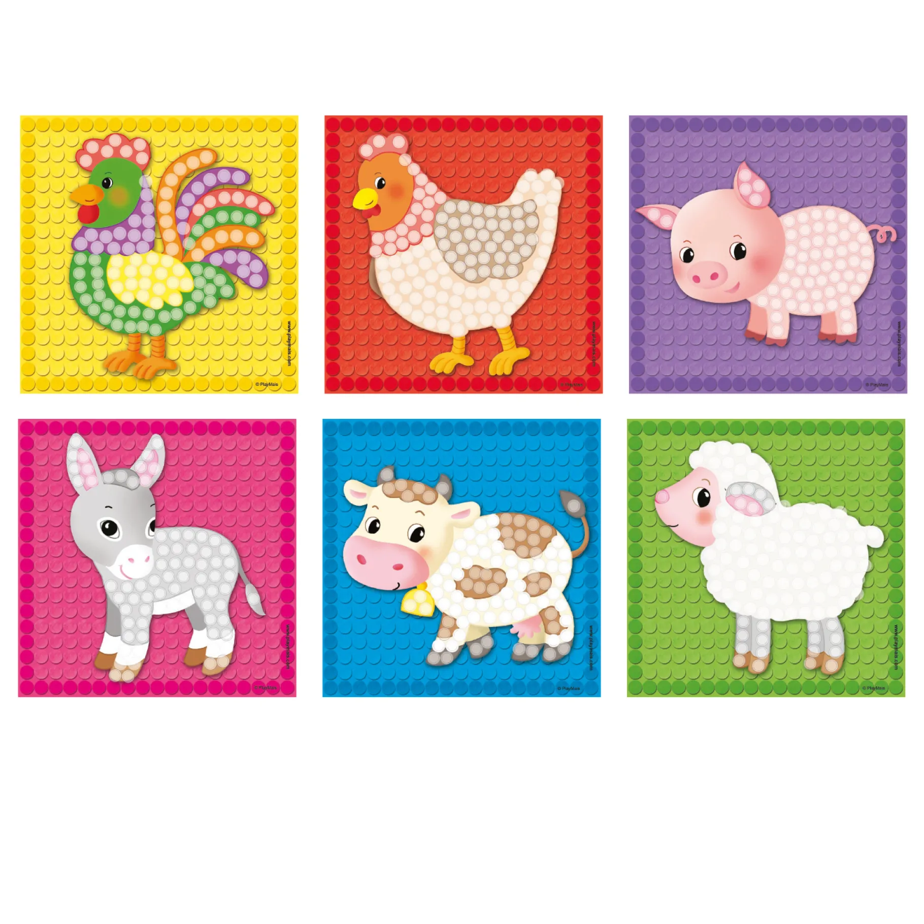 Speelmais>Playmais mosaic boerderij