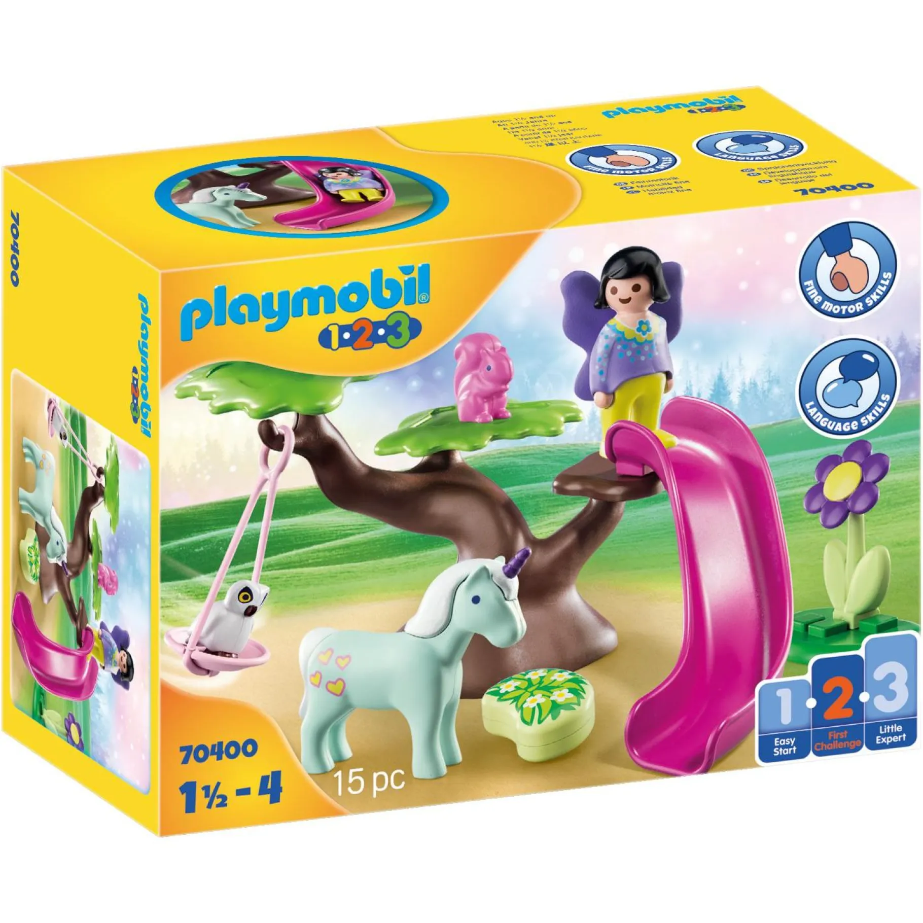 Jongens|Bouwstenen>Playmobil 70400 123 Feeërieke Speeltuin