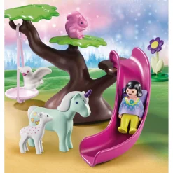 Jongens|Bouwstenen>Playmobil 70400 123 Feeërieke Speeltuin