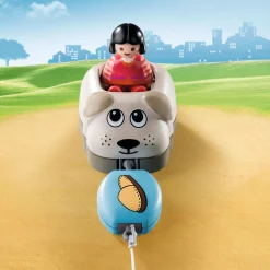 Jongens|Bouwstenen>Playmobil 70406 123 Hondentrein
