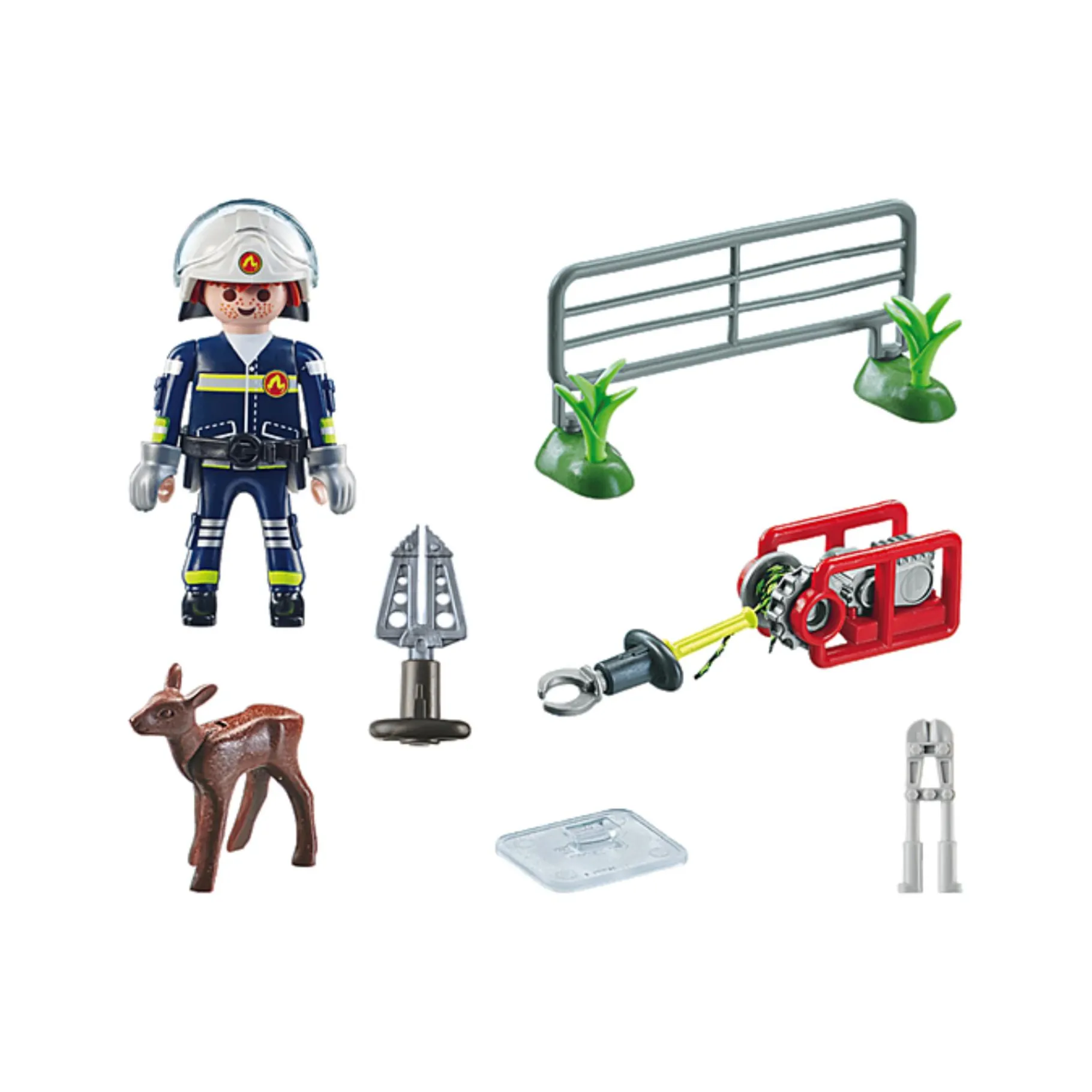 Jongens|Bouwstenen>Playmobil 71467 Action Heroes Dierenbescherming Brandweer