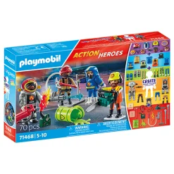 Jongens|Bouwstenen>Playmobil 71468 Action Heroes My Figures Brandweer