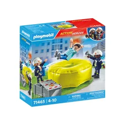 Jongens|Bouwstenen>Playmobil 71465 Action Heroes Brandweerlieden Met  Luchtkussens