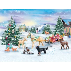 Bouwpakketten></noscript>Playmobil 71345 Advent Paarden