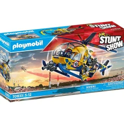 Jongens|Bouwstenen>Playmobil 70833 Air Stuntshow Filmploeg Helikopter