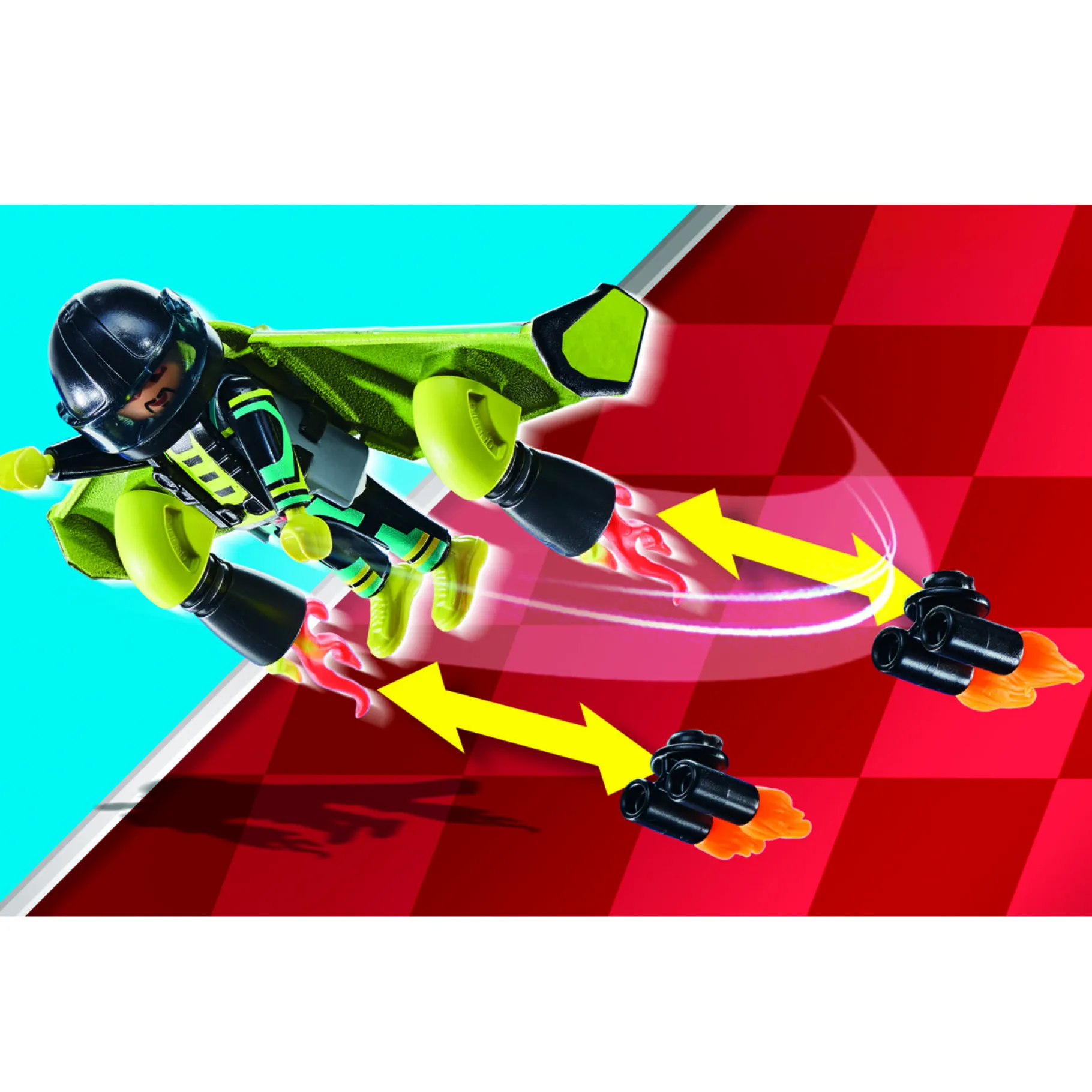 Jongens|Bouwstenen>Playmobil 70834 Air Stuntshow Servicestation