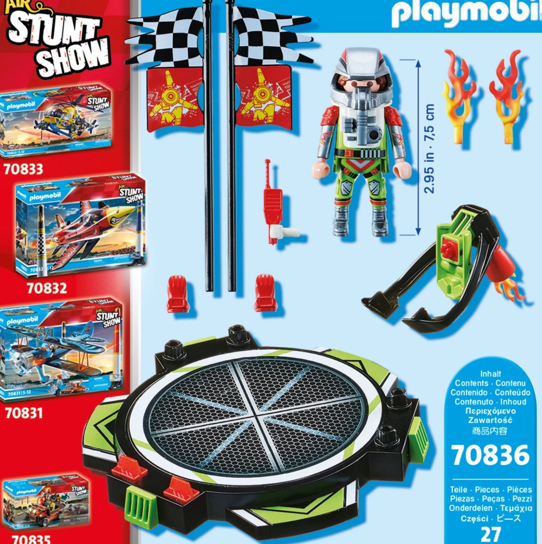 Jongens|Bouwstenen>Playmobil 70836 Air Stuntshow Jetpack Vlieger