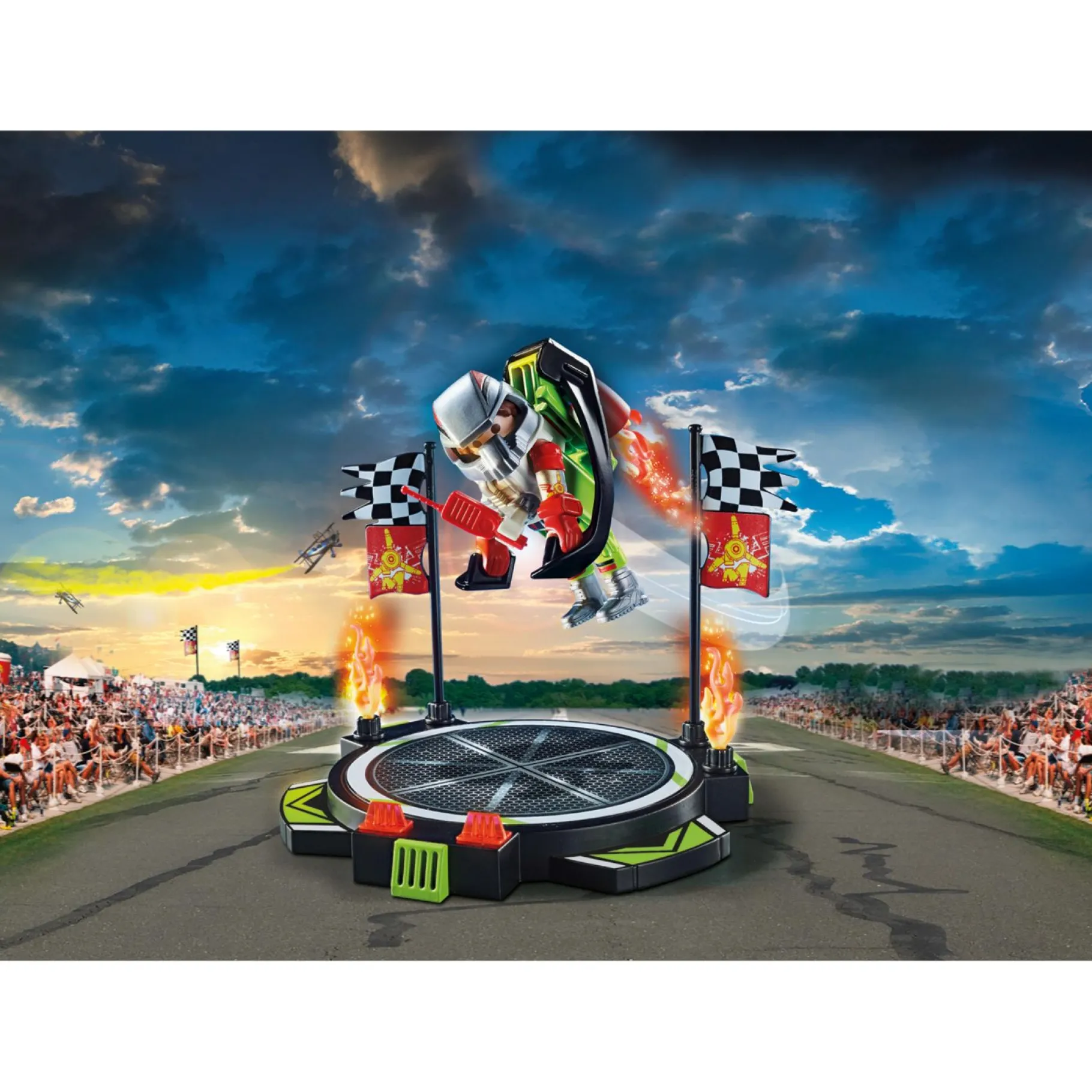 Jongens|Bouwstenen>Playmobil 70836 Air Stuntshow Jetpack Vlieger