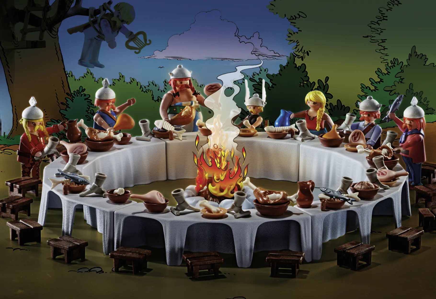 Jongens|Bouwstenen>Playmobil 70931 Asterix: Het Grote Dorpsfeest