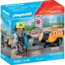 Speelsets|Jongens>Playmobil 71752 bouwvakker