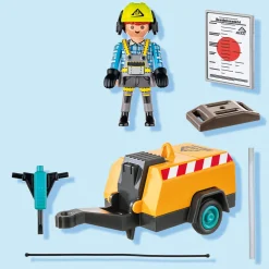 Speelsets|Jongens>Playmobil 71752 bouwvakker