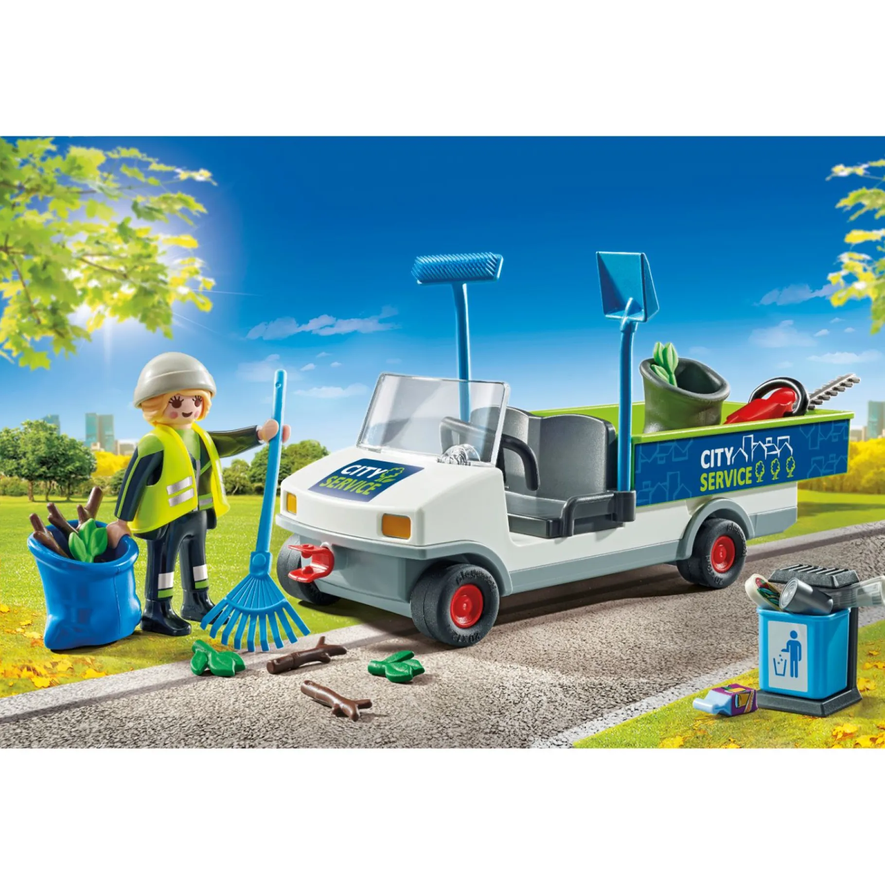 Bouwpakketten>Playmobil 71433 City Machine Straatveger