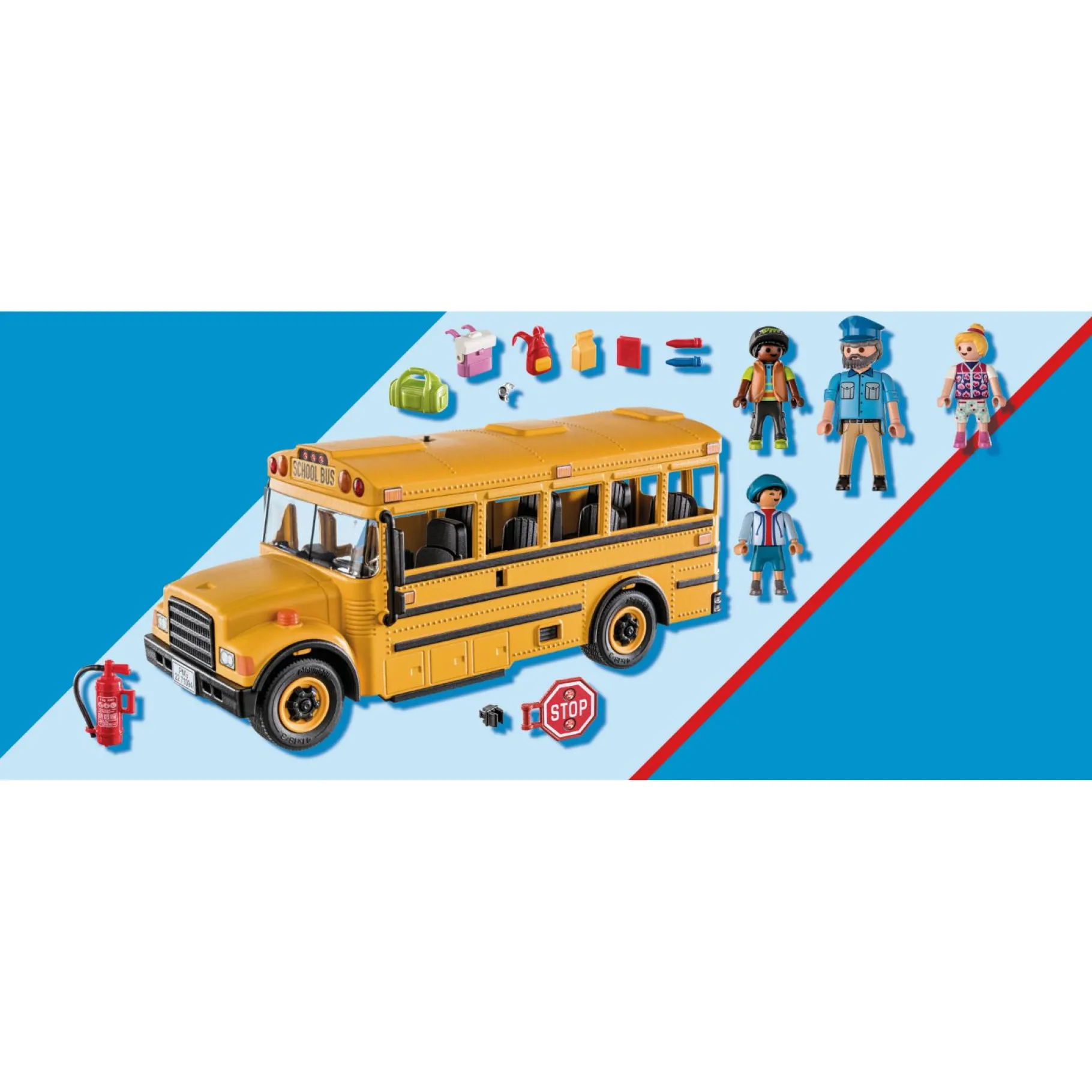 Jongens|Bouwstenen>Playmobil 71094 City Schoolbus