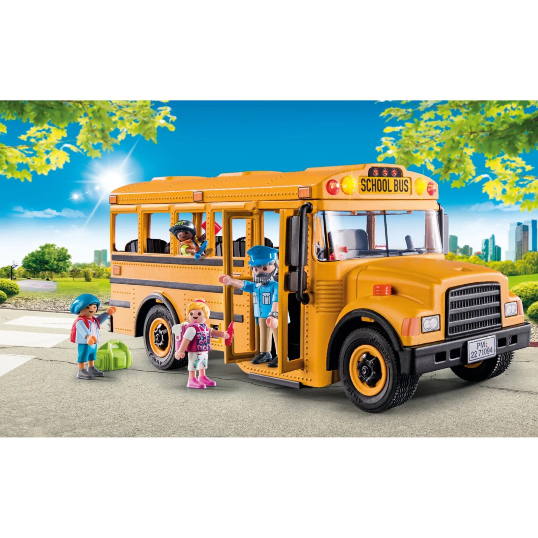 Jongens|Bouwstenen>Playmobil 71094 City Schoolbus