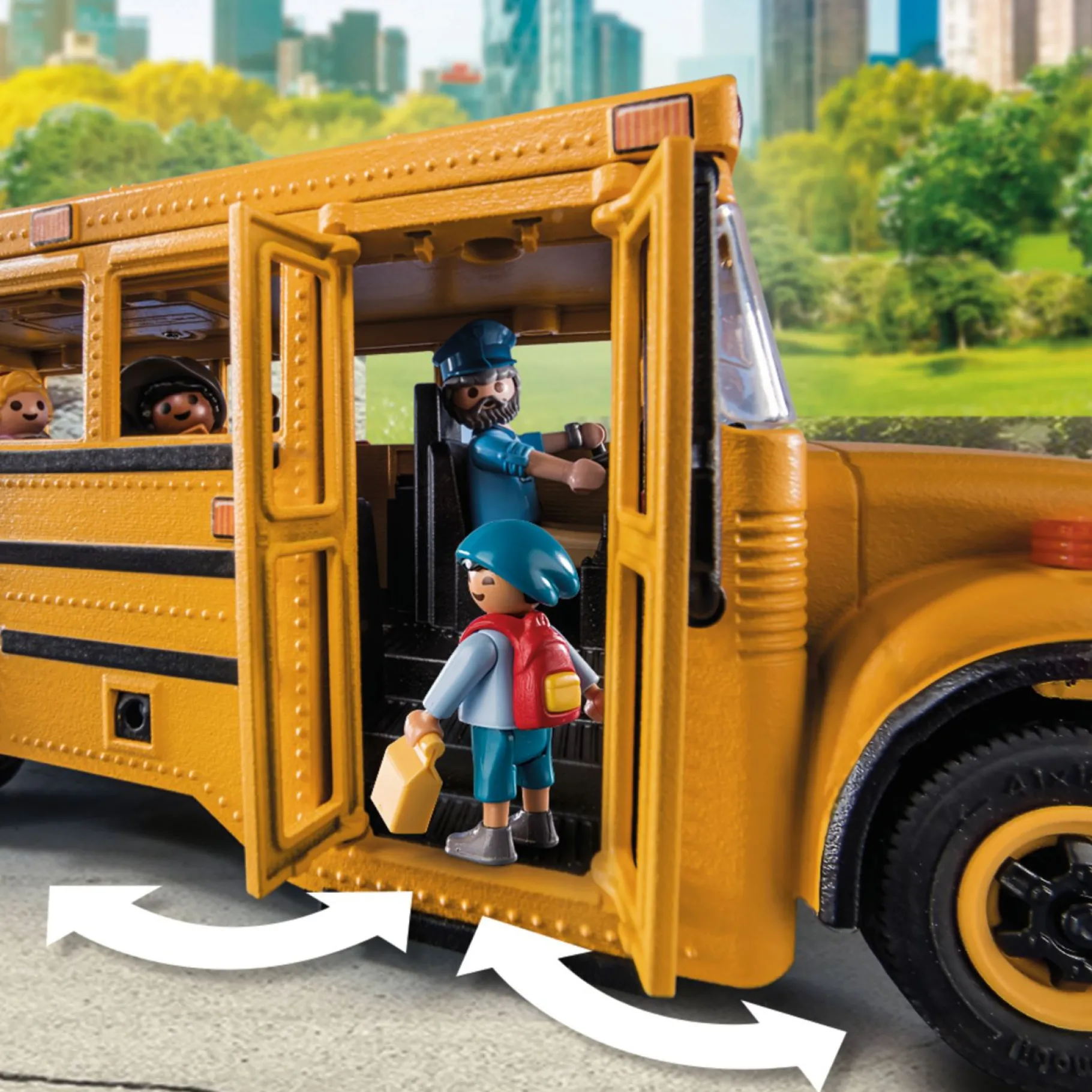 Jongens|Bouwstenen>Playmobil 71094 City Schoolbus