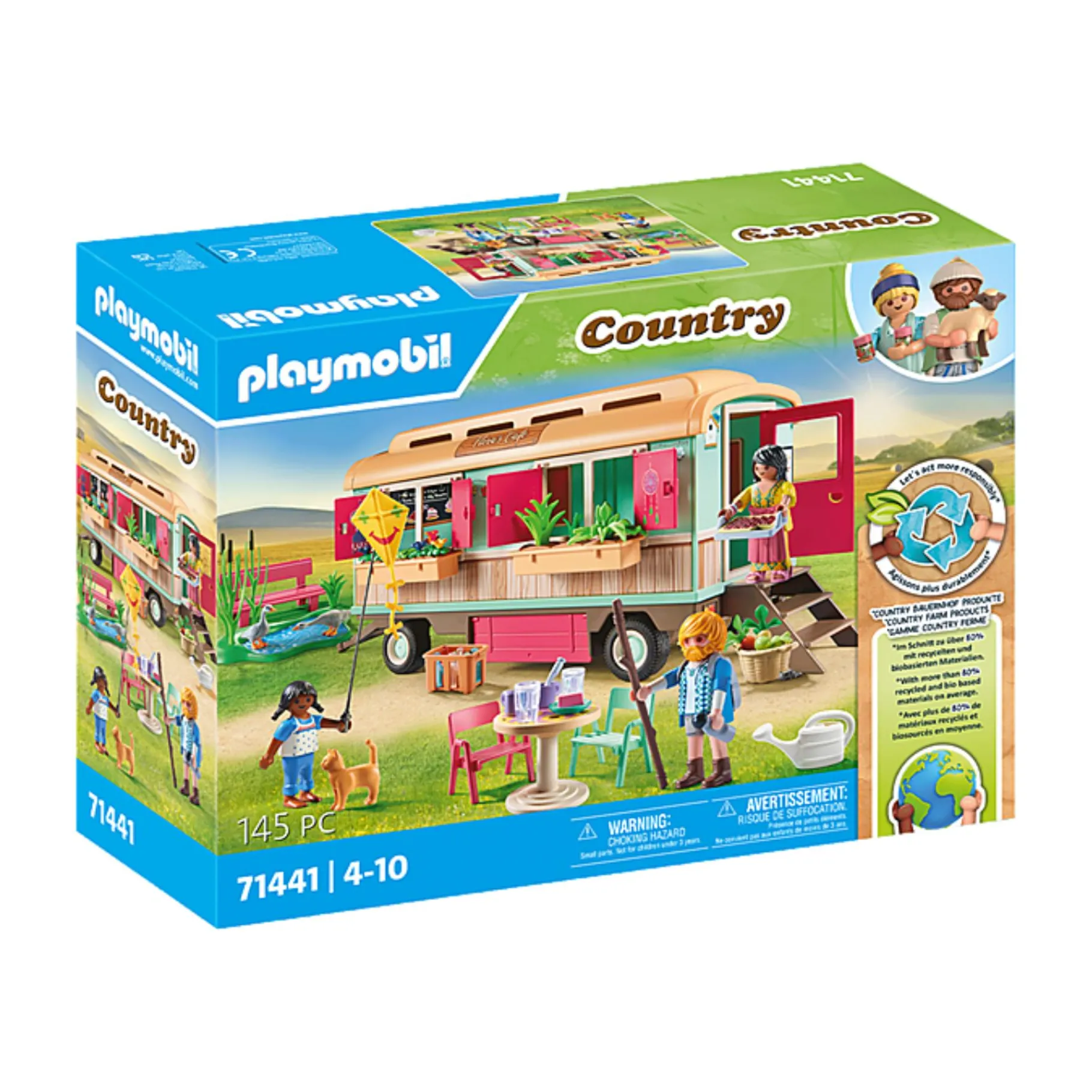 Jongens|Bouwstenen>Playmobil 71441 Country Gezellig Woonwagencafé
