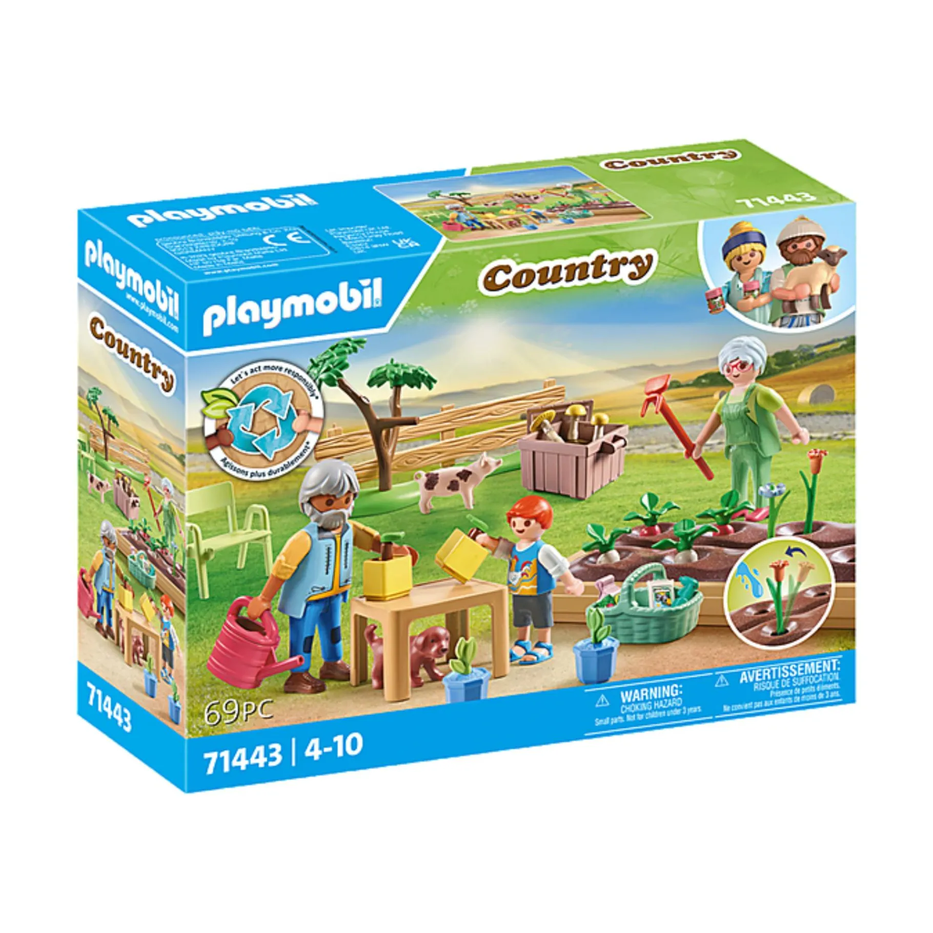 Jongens|Bouwstenen>Playmobil 71443 Country Idyllische Moestuin Bij De Grootouders
