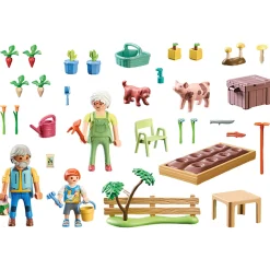 Jongens|Bouwstenen>Playmobil 71443 Country Idyllische Moestuin Bij De Grootouders