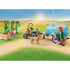 Bouwstenen|Jongens></noscript>Playmobil 71442 Country Tractor Met Aanhanger En Watertank
