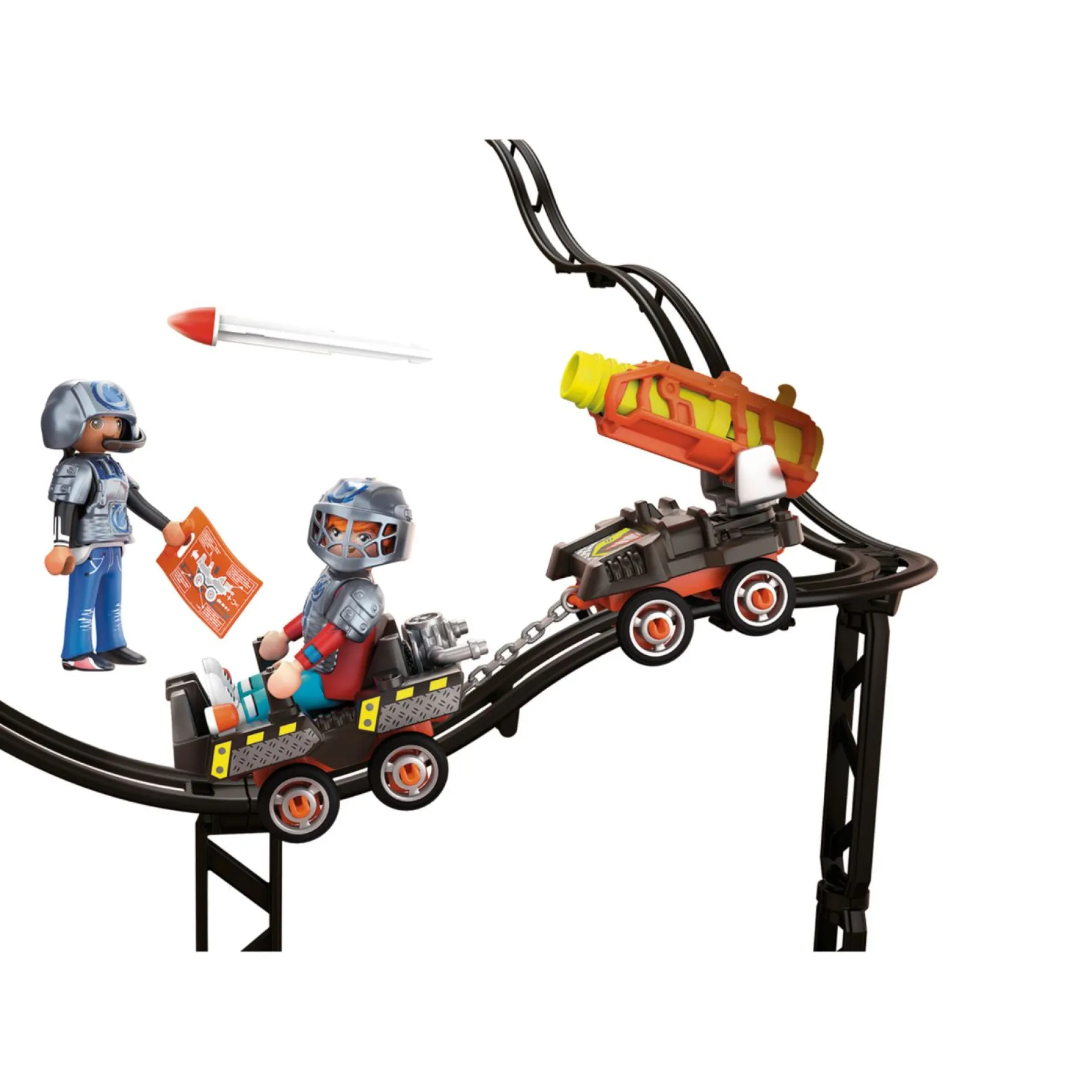 Jongens|Bouwstenen>Playmobil 70929 Dino Rise Dino Mine Raket Kart