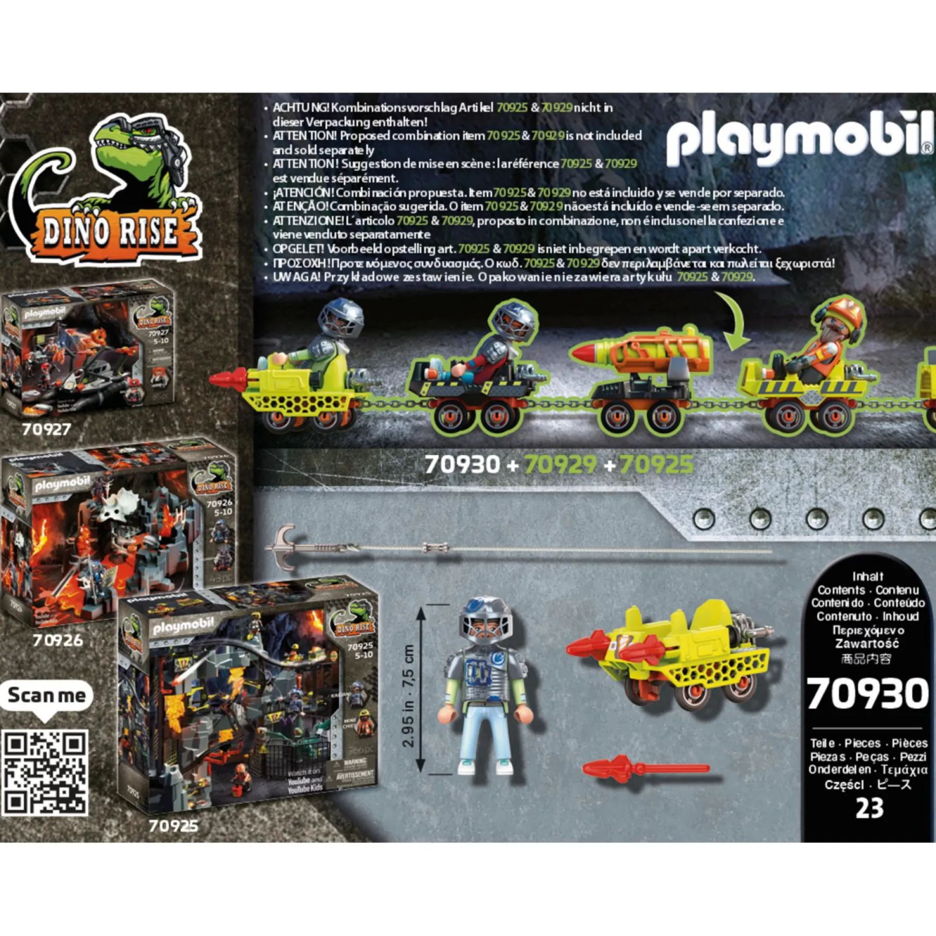Jongens|Bouwstenen>Playmobil 70930 Dino Rise Mijncruiser