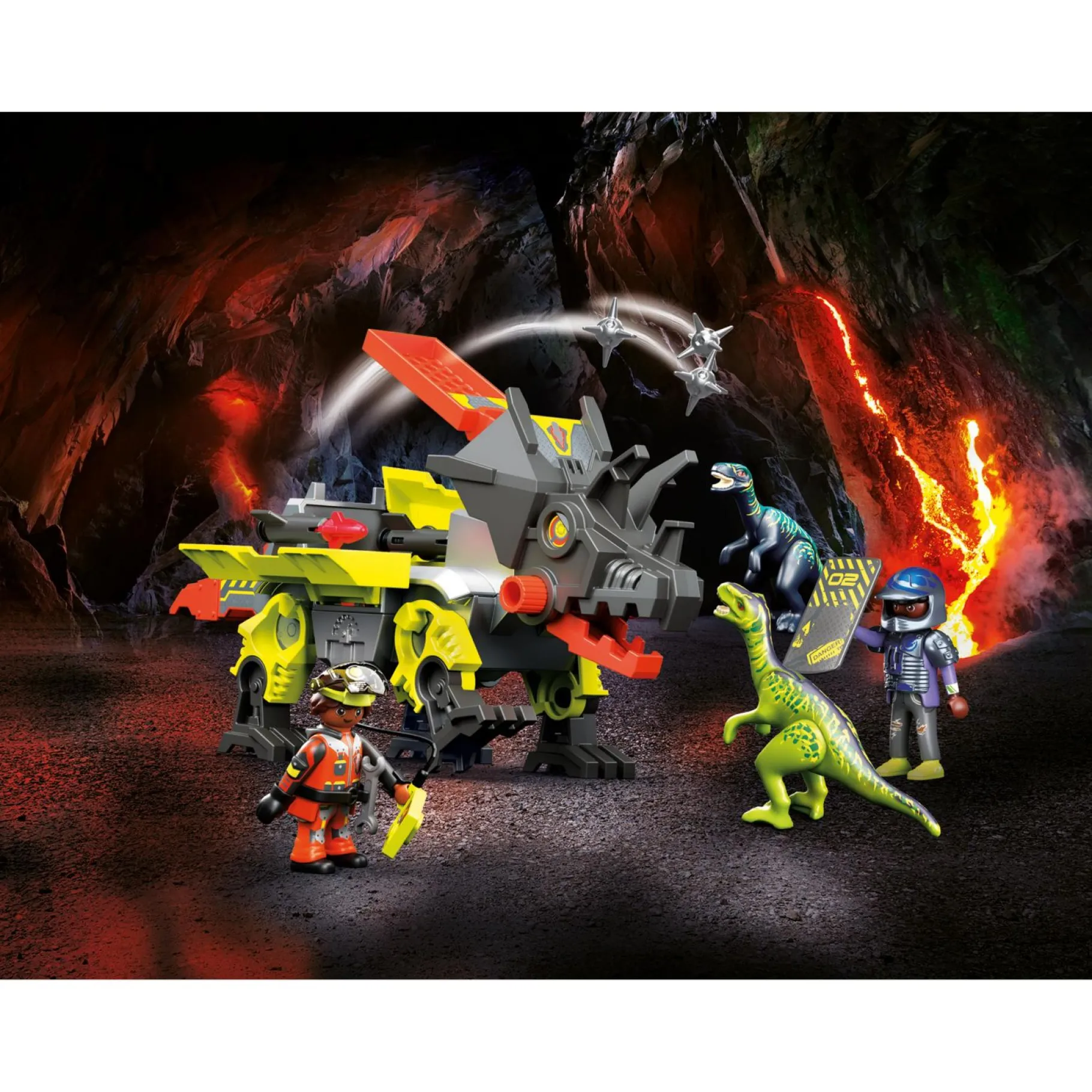 Bouwstenen|Jongens>Playmobil 70928 Dino Rise Robo Dino Vechtmachine