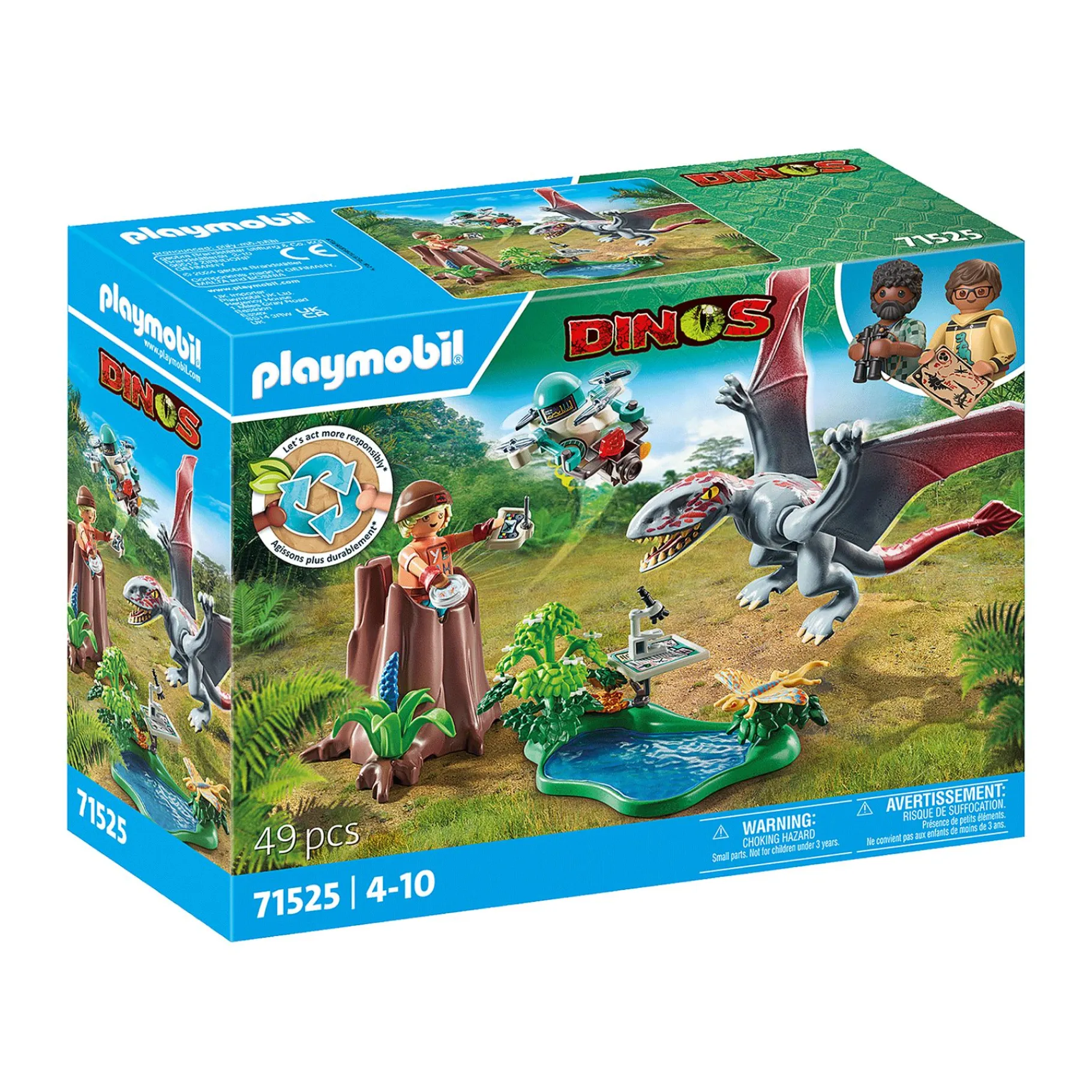 Jongens|Bouwstenen>Playmobil 71525 Dinos Observatiepost Voor Dimorphodon