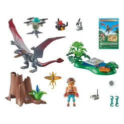 Jongens|Bouwstenen>Playmobil 71525 Dinos Observatiepost Voor  Dimorphodon