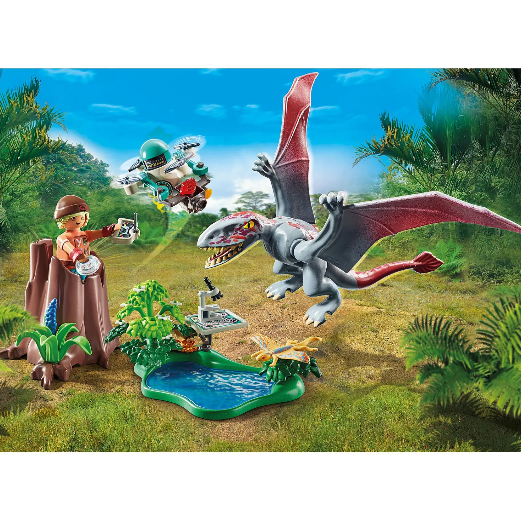 Jongens|Bouwstenen>Playmobil 71525 Dinos Observatiepost Voor Dimorphodon