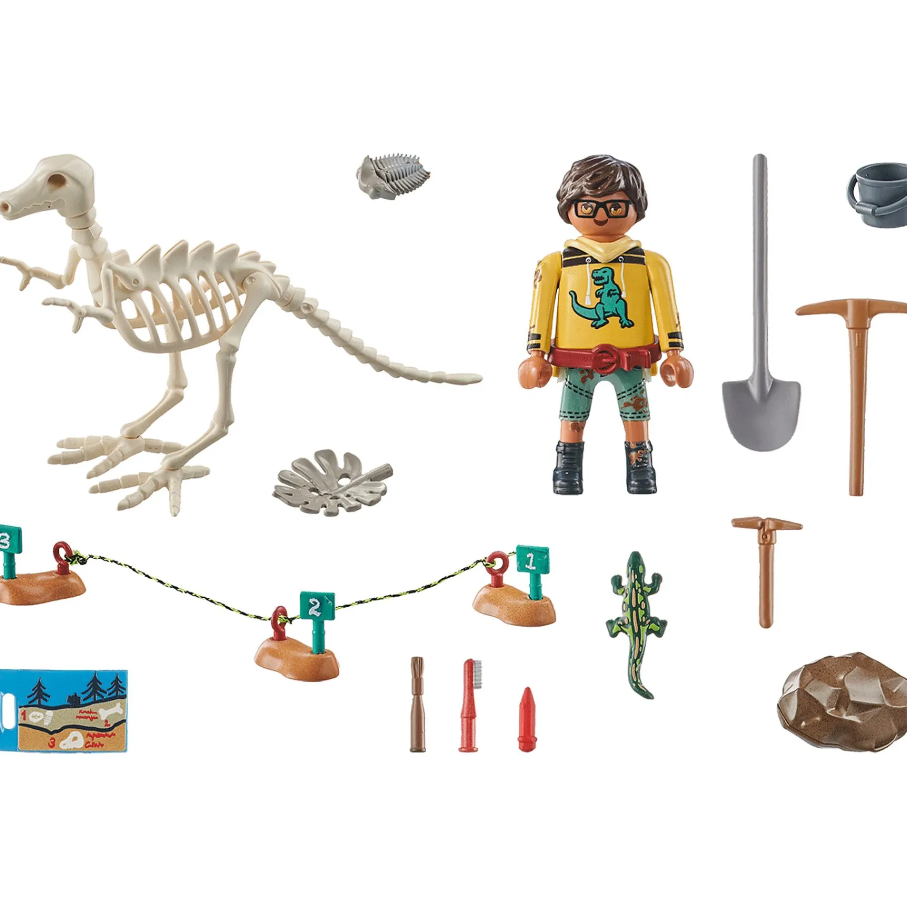 Jongens|Bouwstenen>Playmobil 71527 Dinos Opgravingsplaats Met Dinosaurusskelet