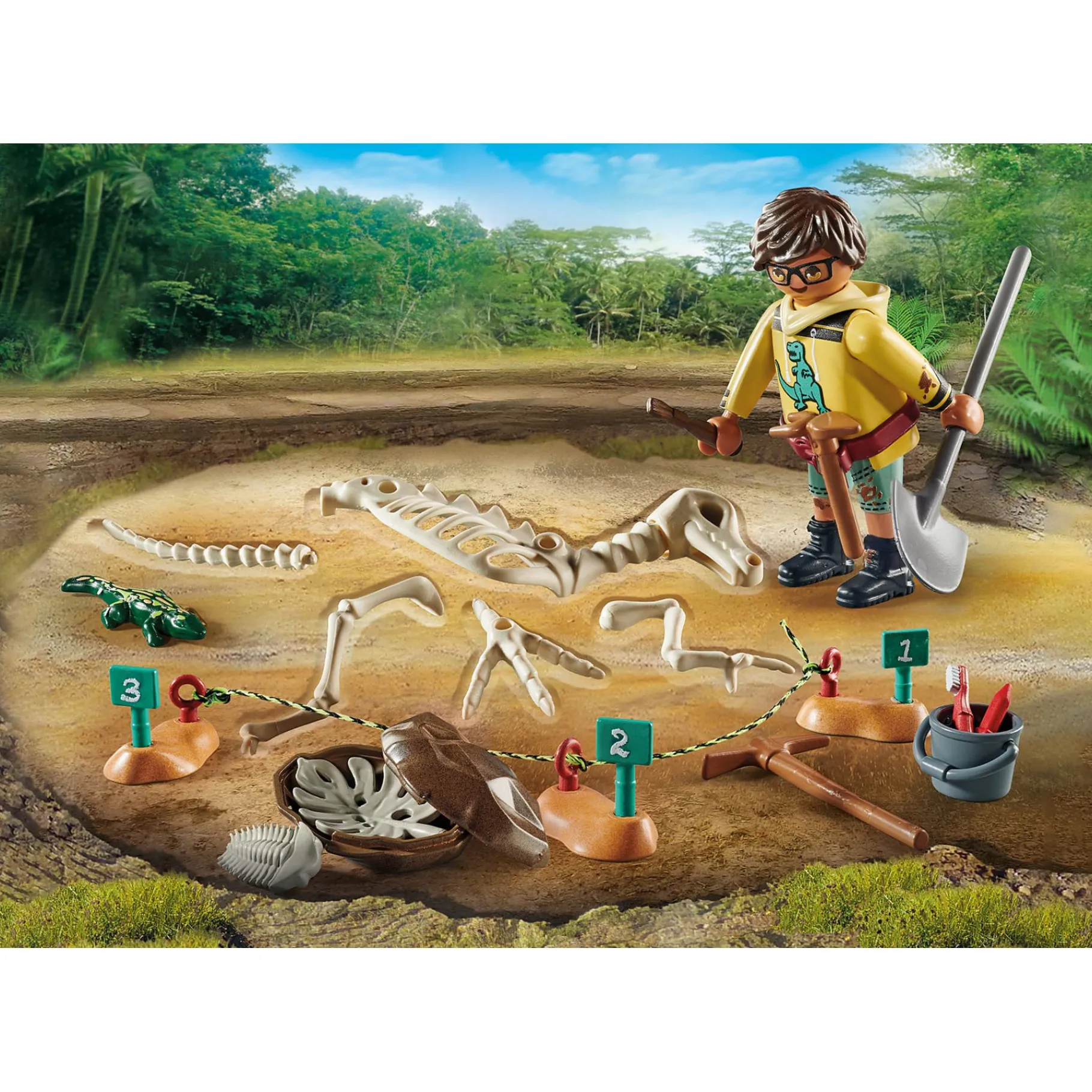 Jongens|Bouwstenen>Playmobil 71527 Dinos Opgravingsplaats Met Dinosaurusskelet