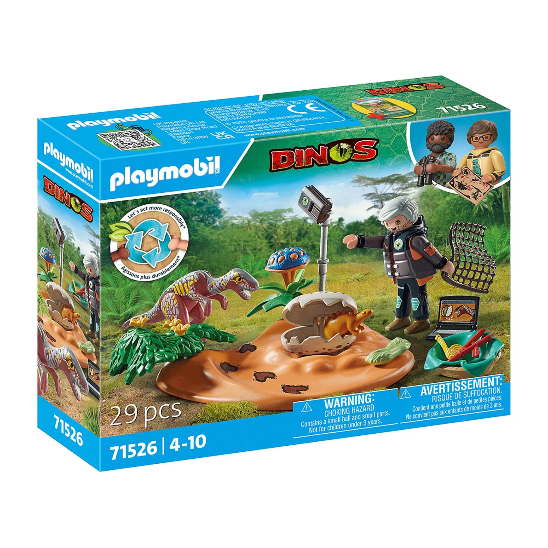 Jongens|Bouwstenen>Playmobil 71526 Dinos Stegosaurusnest Met Eierdief