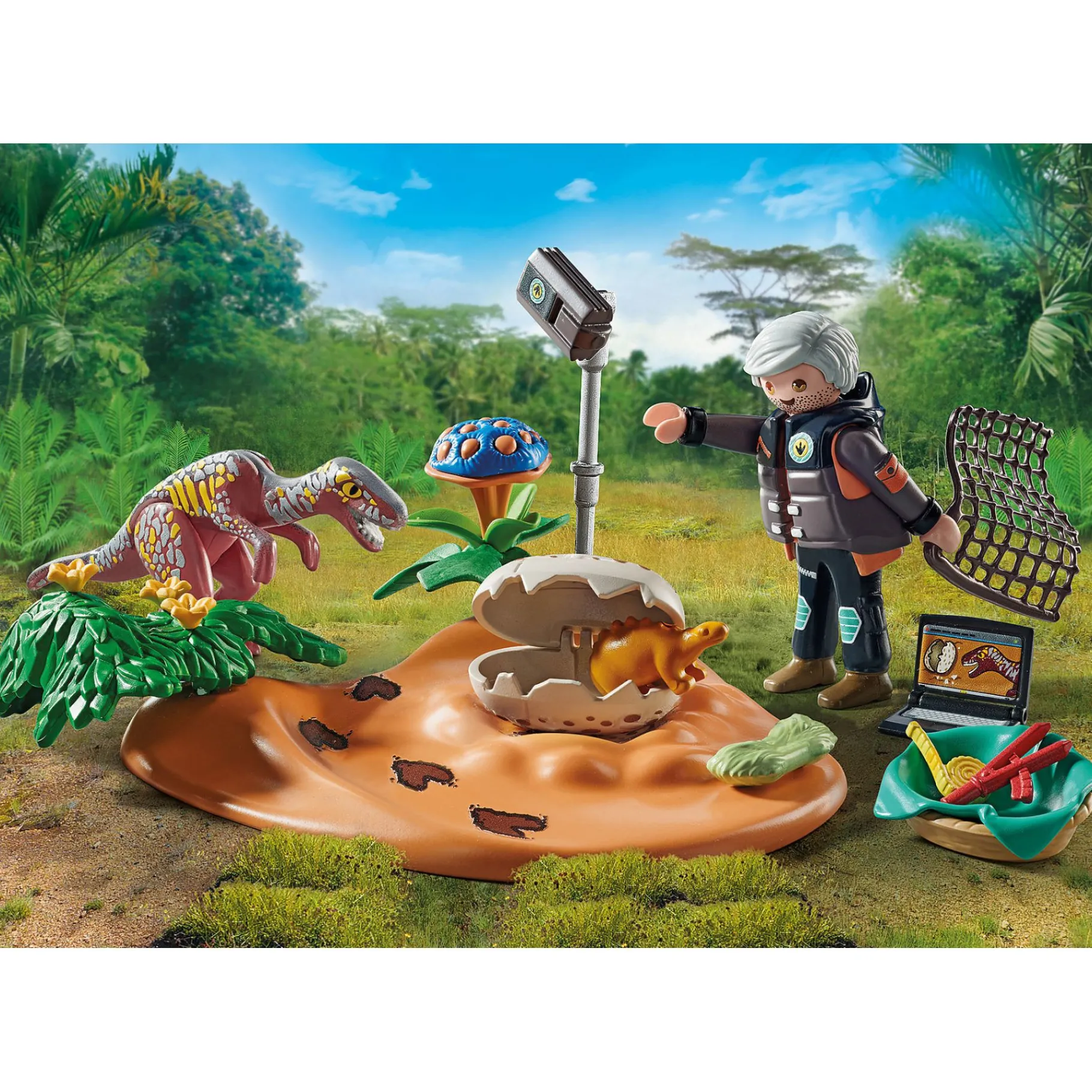 Jongens|Bouwstenen>Playmobil 71526 Dinos Stegosaurusnest Met Eierdief