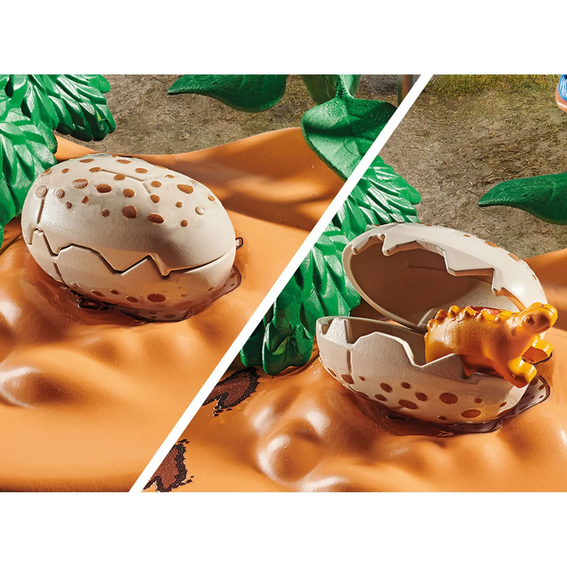 Jongens|Bouwstenen>Playmobil 71526 Dinos Stegosaurusnest Met Eierdief