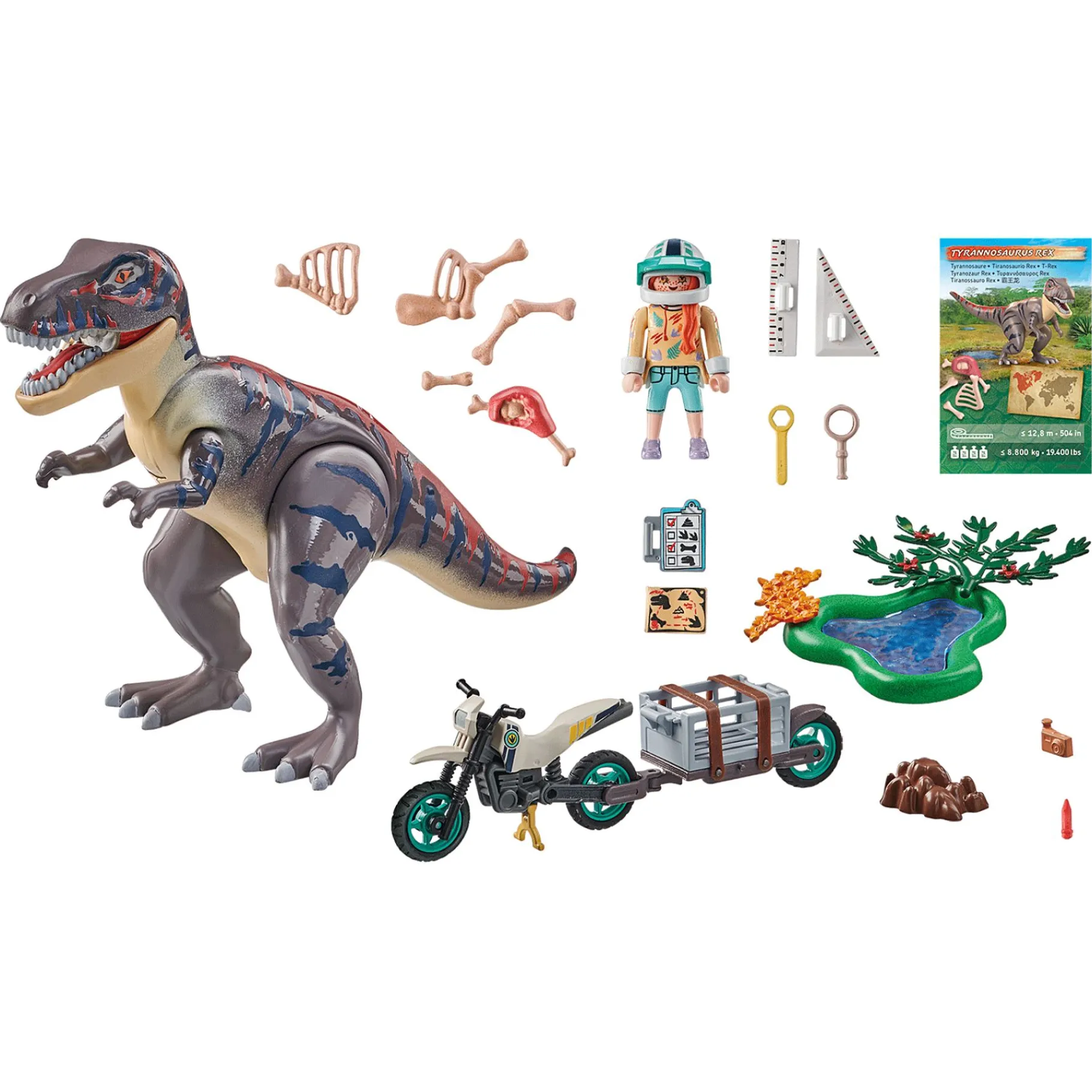 Jongens|Bouwstenen>Playmobil 71524 Dinos T-Rex Sporenonderzoek