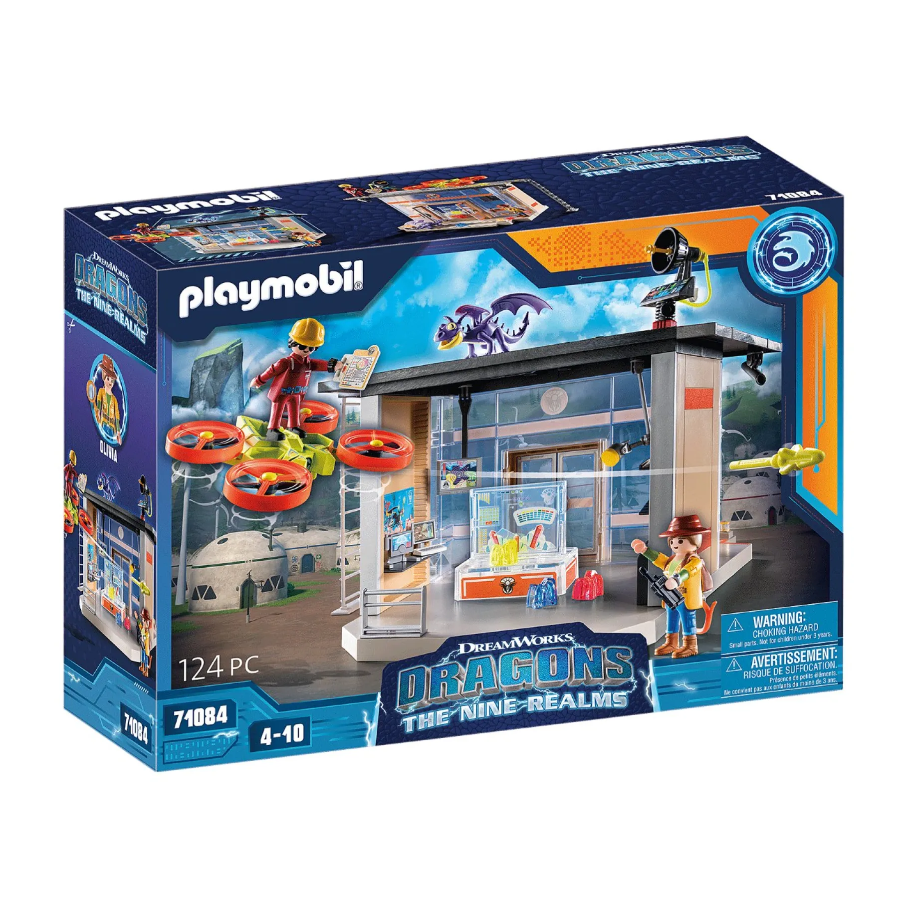 Jongens|Bouwstenen>Playmobil 71084 Dragons Icaris Lab