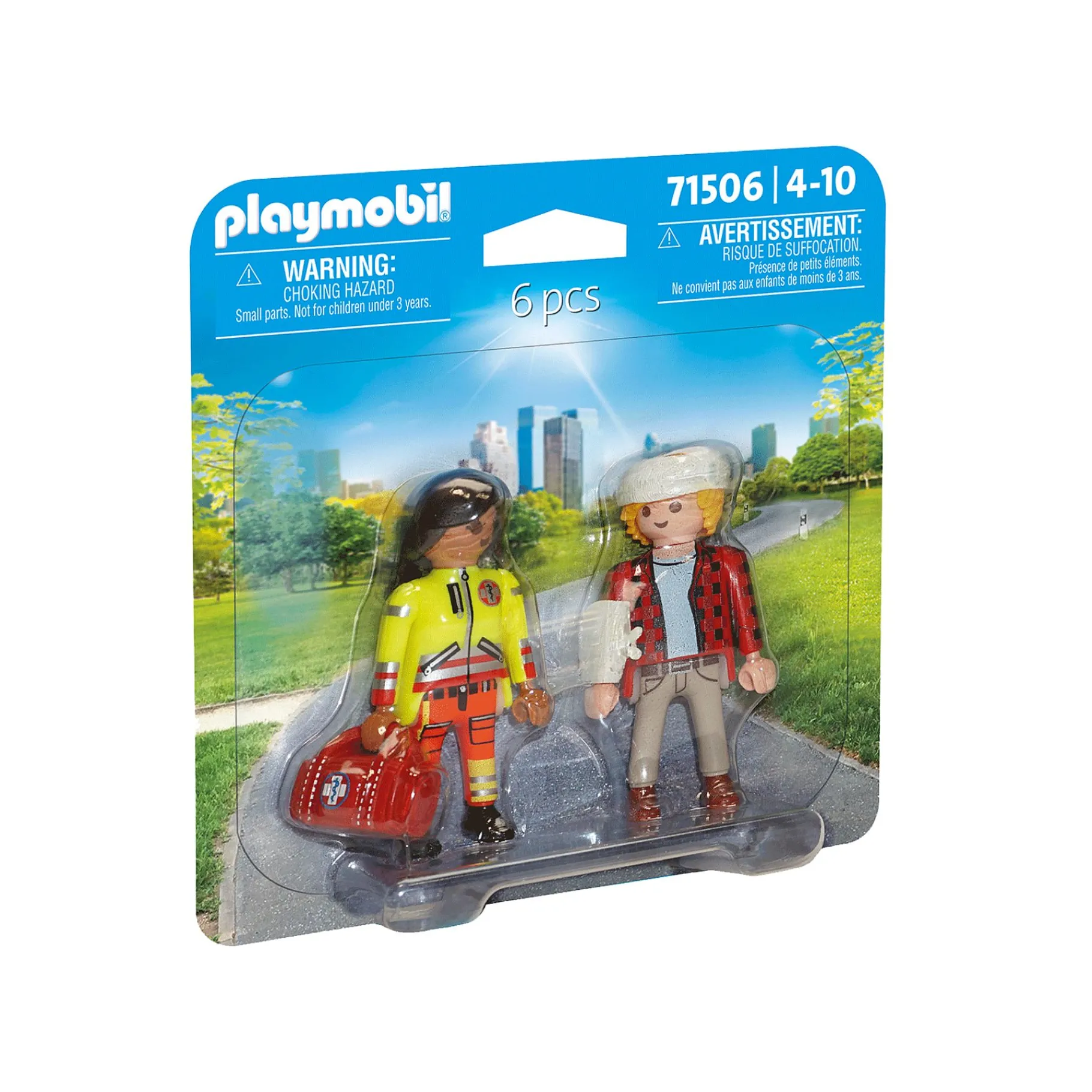 Jongens|Bouwstenen>Playmobil 71506 Duopacks Paramedicus Met Patiënt